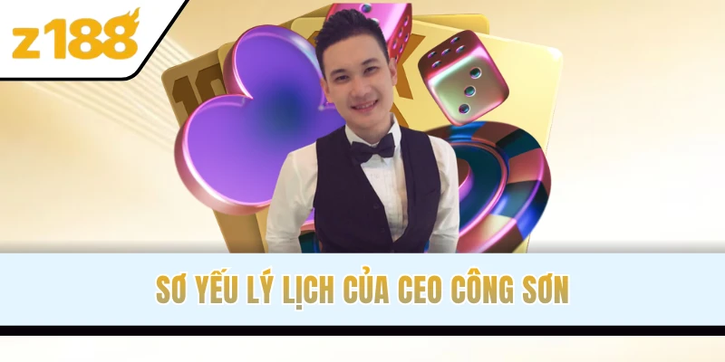 Sơ yếu lý lịch của CEO Công Sơn