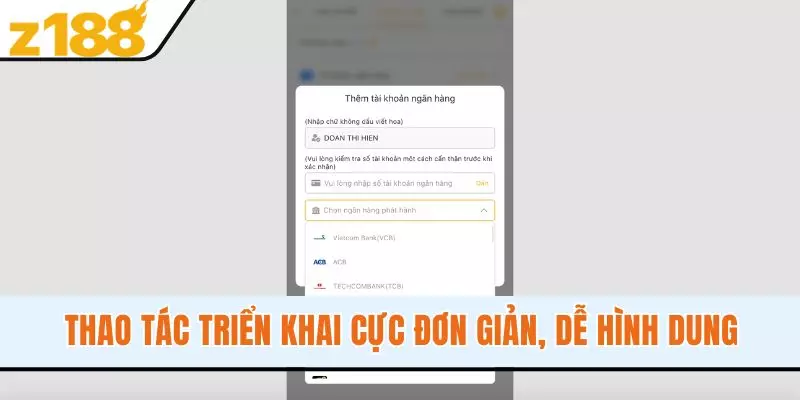 Thao tác triển khai cực đơn giản, dễ hình dung